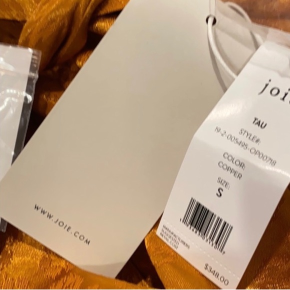✨HP✨NWT Joie Tau Copper Jumpsuit. Size S. - Picture 8 of 10